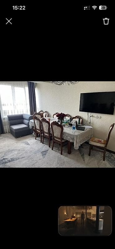 Гарнитур для зала, Б/у, Стол, Дерево, Самовывоз, цвет - Коричневый