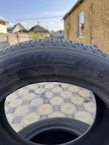 mishelin: Шины 225 / 55 / R 17, Зима, Комплект, Легковые, Michelin — 4