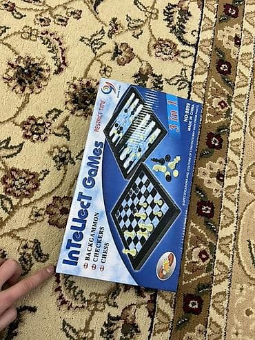 Зимний спорт: Настольный набор 3-в-1 Intellect Games - Комплект для трех игр — 1