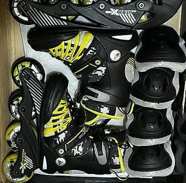 Роликовые коньки K2 SK8 Hero X Pro + комплект защиты Возможен торг - — 2