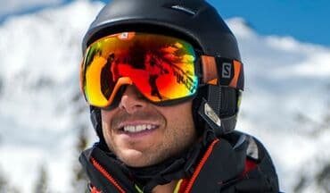 зимняя маска: Очки лыжные маски лыжные Шлем для лыж для сноуборда Каска — 1