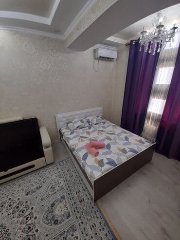 элитная квартира посуточно: 1 комната, Душевая кабина, Постельное белье, Кондиционер — 1