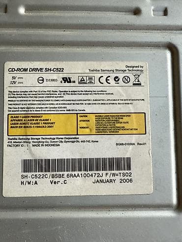 hp notebook: Оптические приводы для ПК (2 шт.) 1) Samsung SH-C522 (CD-ROM) - — 1