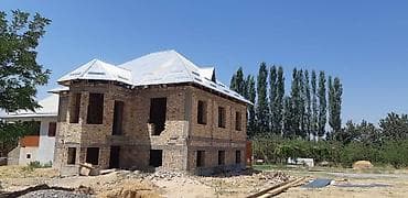 модульный дома: Двухэтажный частный дом (коробка с крышей), капитальная кирпичная — 1