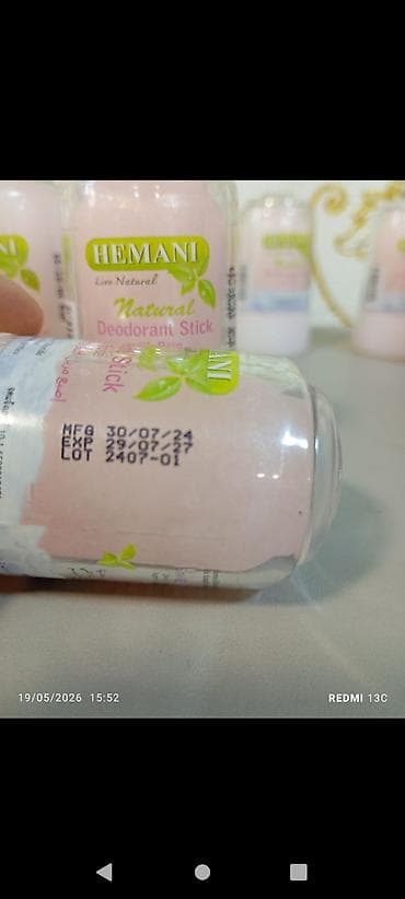 эко норка: HEMANI Natural Deodorant Stick with Rose - Натуральный — 3