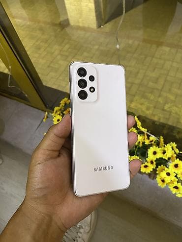 pixel 9a: Samsung Galaxy A33 5G, Б/у, 128 ГБ, цвет - Желтый, 2 SIM — 1