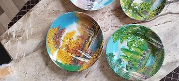 подделка осень: Продаю декоративные тарелочки (вешаются на стену ) композиция — 4