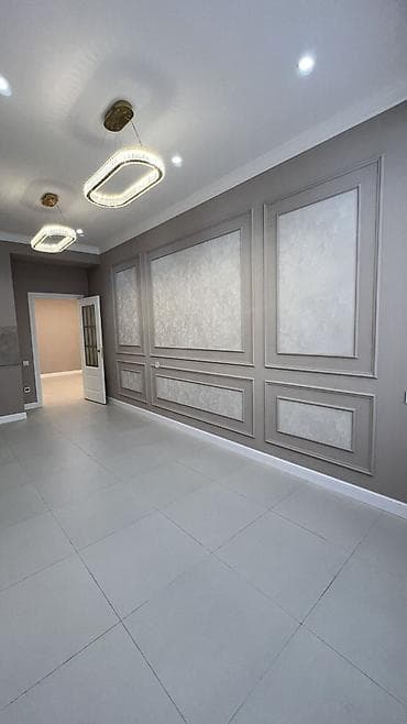 квартира баят рынок: 2 комнаты, 82 м², Асанбай мкр Элитка, 2 этаж, Дизайнерский ремонт — 3
