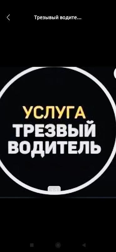 Трезвый водитель 24/7 Профессиональная услуга «Трезвый водитель» —