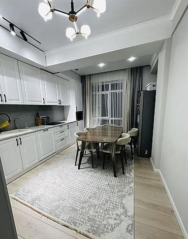 2 ком кв в бишкеке: 2 комнаты, 61 м², Элитка, 9 этаж, Евроремонт — 4