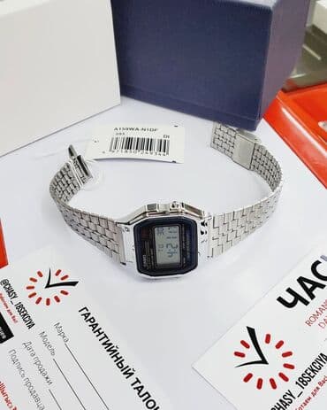 умные часы новый: CASIO A158WA-1. • Оригинал. • Японский механизм «Miyota». • Ремешок - — 3