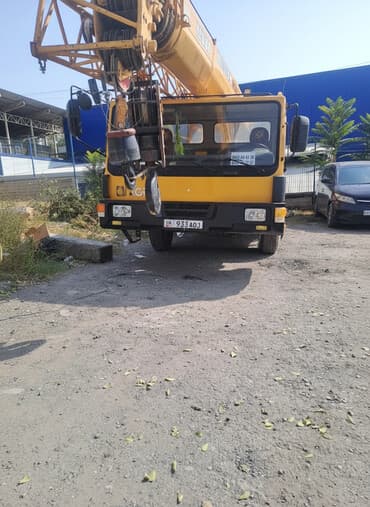 Услуга автокрана XCMG - Автокран на шасси XCMG, жёлтого цвета. - at lalafo.kg Услуга автокрана XCMG - Автокран на шасси XCMG, жёлтого цвета. -