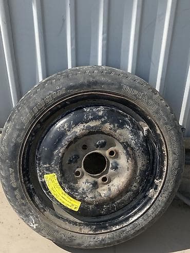 болон 14: Колеса в сборе <130 / 70 / R 15, Лето, Б/у, Запаска, Легковые, Железные, отверстий - 4 — 1