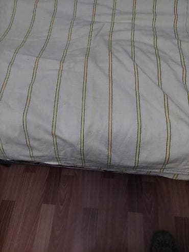 матрац ватный: МАТРАСОВКА -Хлопчатобумажная плотная ткань, советскоро производства — 2