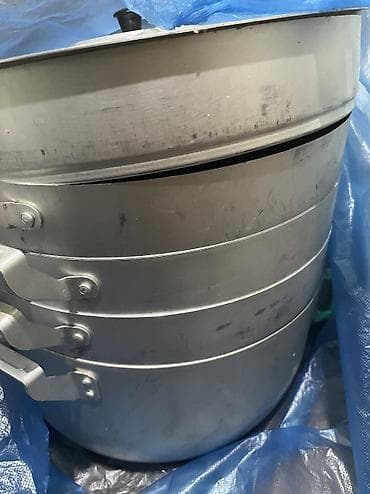 Посуда: Большая мантоварка 13литров — 2