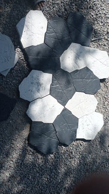 стол для плиты: Брусчатка "Квадрат" с рельефной поверхностью, имитирующей природный — 5