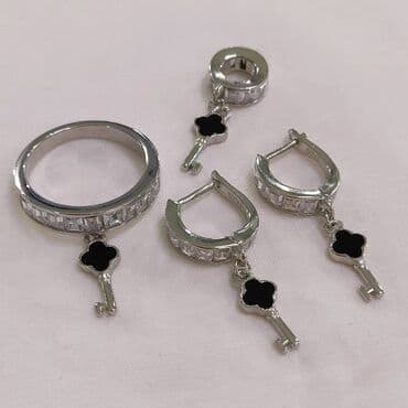 свадебные наборы ручной: Набор украшений, Проба 925, Женские, Новый — 1