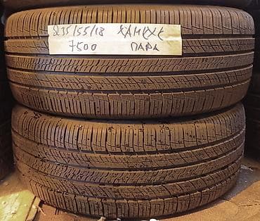 rf1 rf2: Шины 235 / 55 / R 18, Лето, Б/у, Пара, Легковые, Корея, Hankook — 1