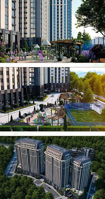 Батирлер: 3 бөлмө, 101 м², Түштүк Магистраль Элитка, 14 кабат, ПСО (өз алдынча бүтүрүү) — 4