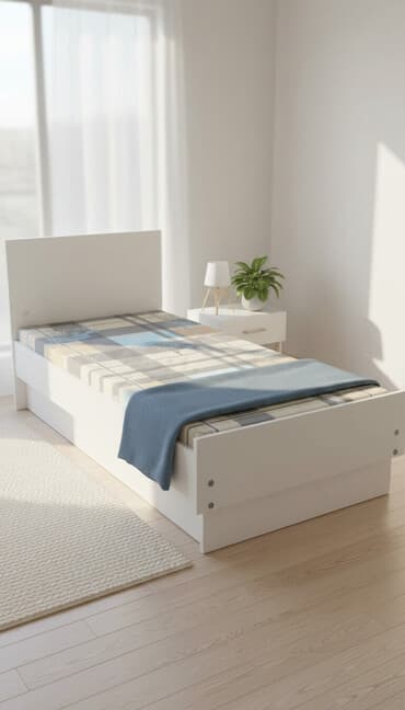 кровать бишкек цена: Односпальная кровать, С ящиком для хранения, длина - 190 см — 1