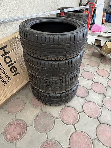 Шины 235 / 50 / R 19, Лето, Б/у, Комплект, Легковые, Корея, Kumho