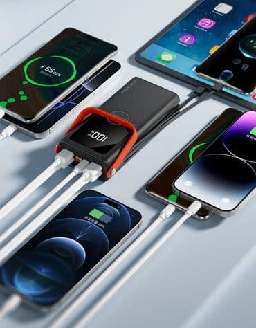 редим 10 с: Внешний аккумулятор CAFELE 22.5W/PD 20W, 20000 мА·ч 50000 MA.ч - — 4