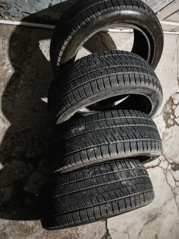 купить зимние шины бу: Шины 215 / 50 / R 17, Зима, Б/у, Комплект, Легковые, Bridgestone — 6