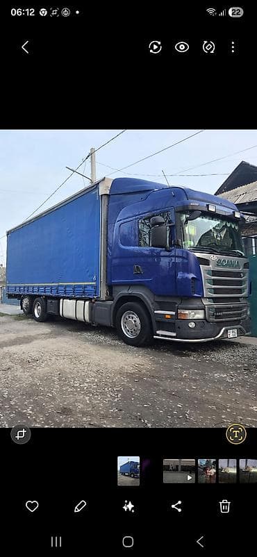 Тягач, Scania, Тентованный at lalafo.kg Тягач, Scania, Тентованный