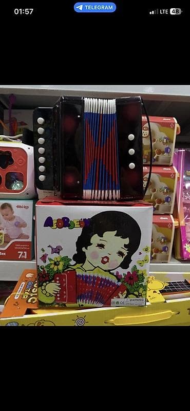 Детская мини-гармошка (аккордеон-игрушка) - Компактная ручная — 1