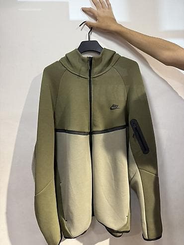 Мужская толстовка, 3XL, Nike, Новый, цвет - Зеленый, Самовывоз, Платная доставка