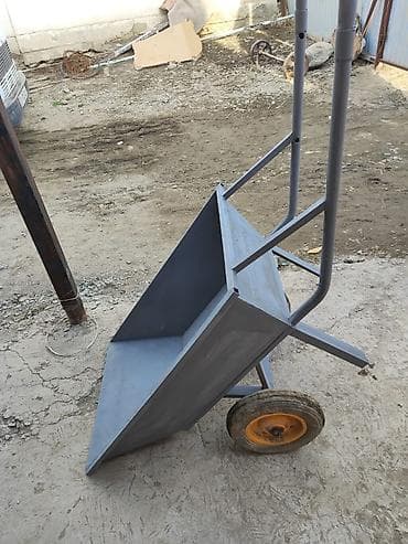 Садовая мебель: Садово-строительная тачка и тележка, Стальная, Одноколесная — 2