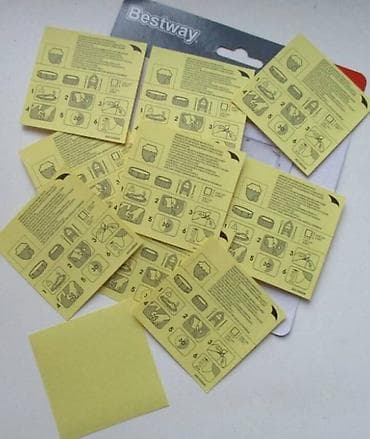 Ремкомплект для бассейнов Bestway 62091 (самоклейки водостойкие) — 3