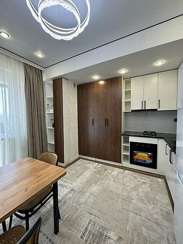 osh flat: 2 комнаты, 66 м², Мед Академия Элитка, 10 этаж, Дизайнерский ремонт — 9