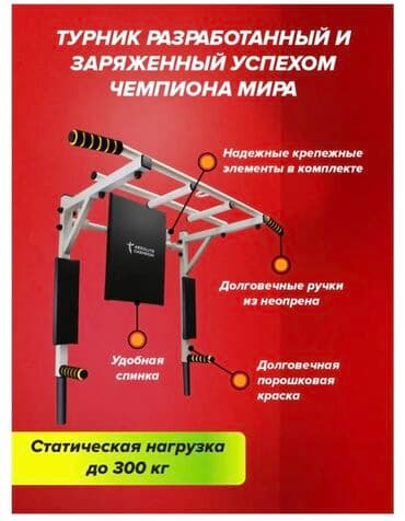 купить турник для дома: Турник, Новый, Бесплатная доставка — 1