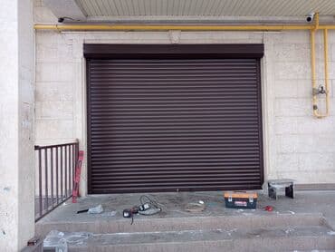 ворота для гаража цена: Ролл дверь, Жалюзи дверь, Алюминий, Бесплатная доставка, Бесплатная установка — 13