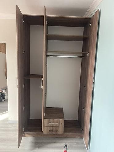 solutions third edition: Шифоньер, шкаф для одежды, Прямой, ЛДСП — 1