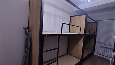 single bed: Продаеться Металлические двухъярусные кровати-подиумы (модульный блок — 1