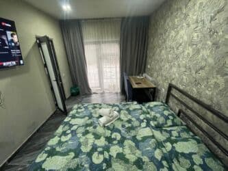 квартира в бишкеке на долгий срок: 1 бөлмө, Душ кабинасы, Кондиционер, Алдын ала ээлөө — 7