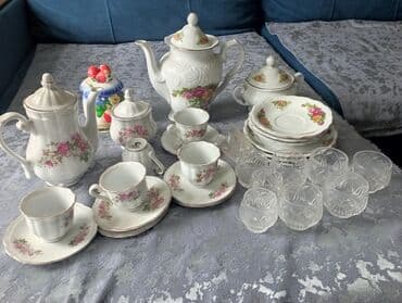 набор для маникюра цена: Продаю кофейный сервиз + хрустальные рюмки не дорого цена указана за — 2