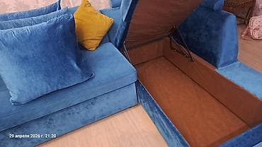 Угловые диваны: Угловой диван, С ящиками — 10