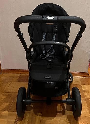с связи с переездом: Коляска, Cybex, цвет - Черный, Б/у, Самовывоз — 2