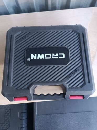 количество: Аккумуляторный шуруповерт/дрель CROWN в кейсе Комплектация: - — 1