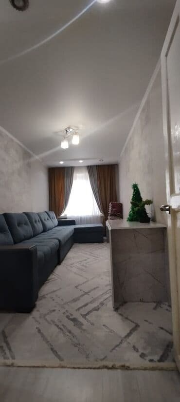 ош квартира продаётся: 3 комнаты, 59 м², 104 серия, 1 этаж, Евроремонт — 3