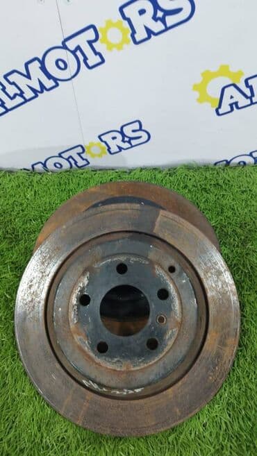 перфорированные тормозные диски: Задний тормозной диск Mercedes-Benz Б/у, Оригинал — 1