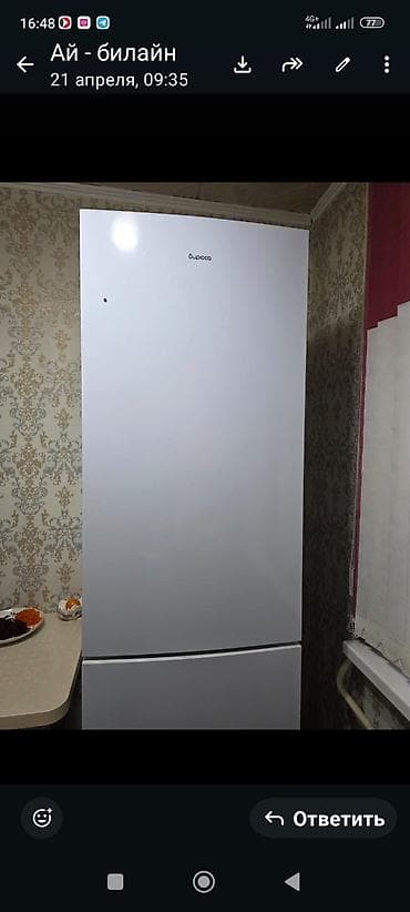 lunch box: Холодильник Biryusa, Двухкамерный, De frost (капельный), 600 * 2070 * 625 — 2