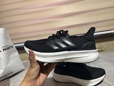 Мужские кроссовки, 41, Adidas, Новый, цвет - Черный, Платная доставка — 5