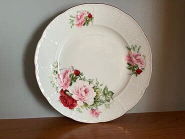 розовая вода: Набор столовой и декоративной посуды с традиционными европейскими — 1