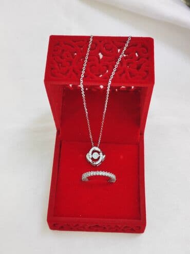 свадебные наборы ручной: Цепочка+ кольцо Италия Серебро 925 пробы Цена за Набор Есть доставка — 7