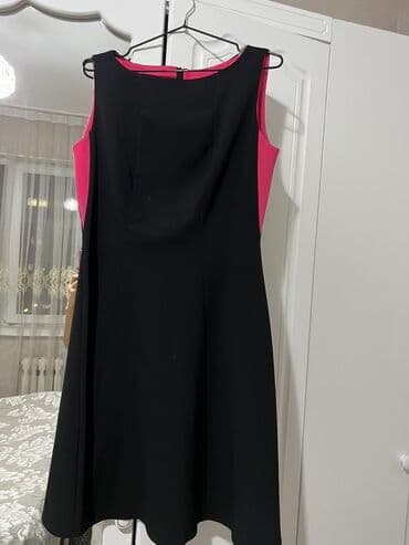 платье в клетку с белым воротником: Платье Турция, состояние хорошее, надевалось пару раз, размер 44-46 — 1