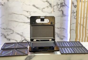 Мультипекарь 3 в 1 до грильница вафельница сэндвичница три в одном